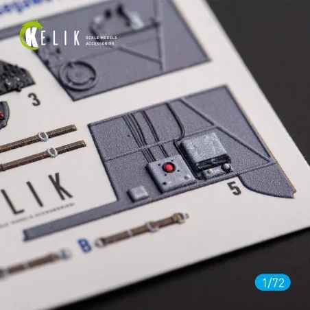 Morane-Saulnier M.S.406 - interior 3D decals for Hobby 2000/Hasegaw...