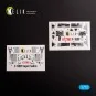 F-100F - interior 3D decals for Trumpeter kit, 1/72 - Kelik K72182
