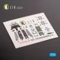 A-10C Thunderbolt II - interior 3D decals for GWH kit, 1/72 - Kelik...