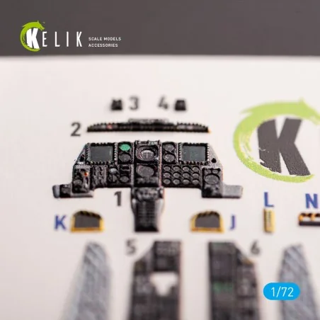 A-10C Thunderbolt II - interior 3D decals for GWH kit, 1/72 - Kelik...
