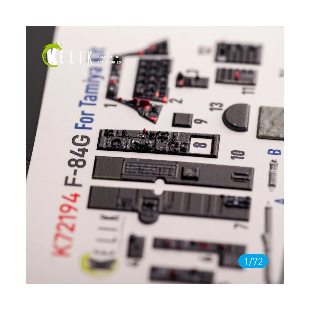 F-84G Thunderjet - interior 3D decals for Tamiya kit, 1/72 - Kelik ...