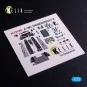 A-10C - interior 3D decals for Hasegawa kit, 1/72 - Kelik K72198