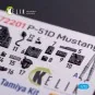 P-51D Mustang - interior 3D decals for Tamiya kit, 1/72 - Kelik K72201