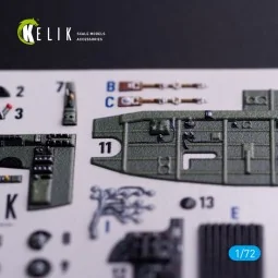 Bristol Bleninheim Mk.1 - interior 3D decals for Airfix kit, 1/72 -... 2