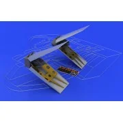 F-16 air brakes for Tamiya, 1/48 - Eduard Accessories 648039