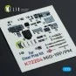 MiG-19P/PM - interior 3D decals for ClearProp kit, 1/72 - Kelik K72204