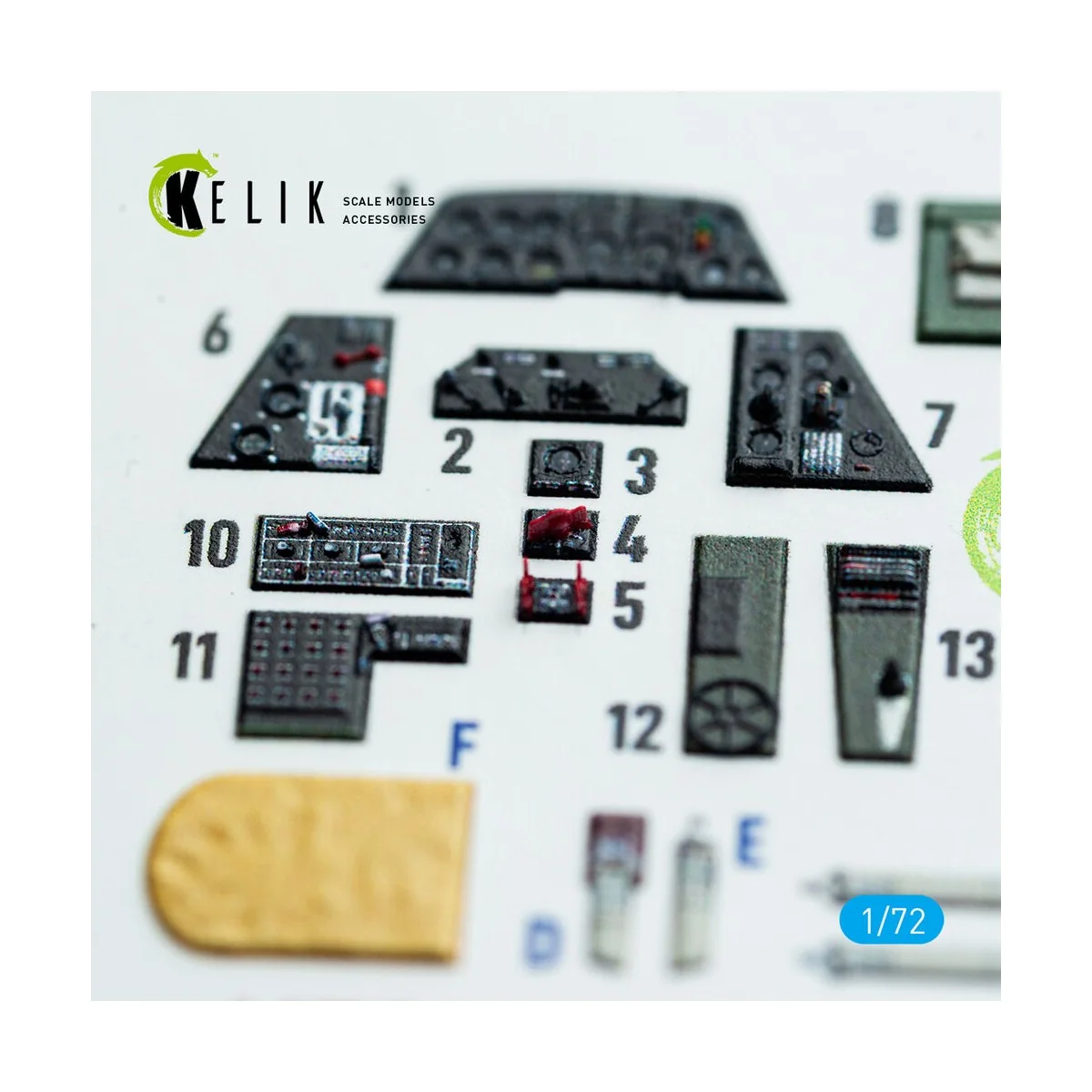 TBM-3 Avenger - interior 3D decals for HobbyBoss kit, 1/72 - Kelik ...