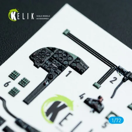 Mosquito PR.XVI - interior 3D decals for Airfix kit, 1/72 - Kelik K...