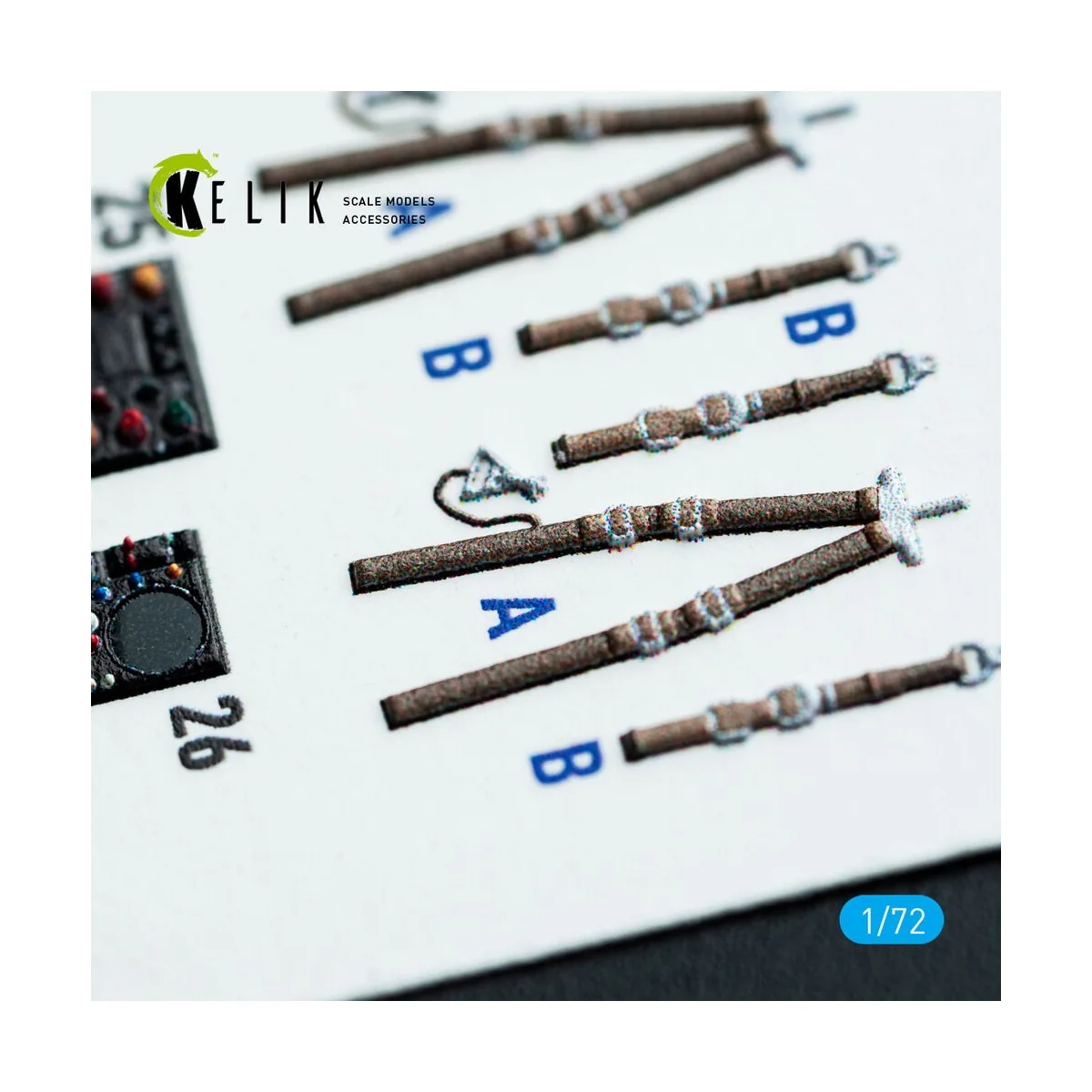 Mosquito PR.XVI - interior 3D decals for Airfix kit, 1/72 - Kelik K...