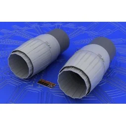 MiG-29 exhaust nozzles for Academy/EDU - Eduard Accessories 648044