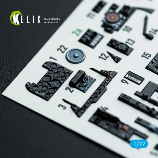 Gannet AS1/AS4 - interior 3D decals for Revell kit, 1/72 - Kelik K7...