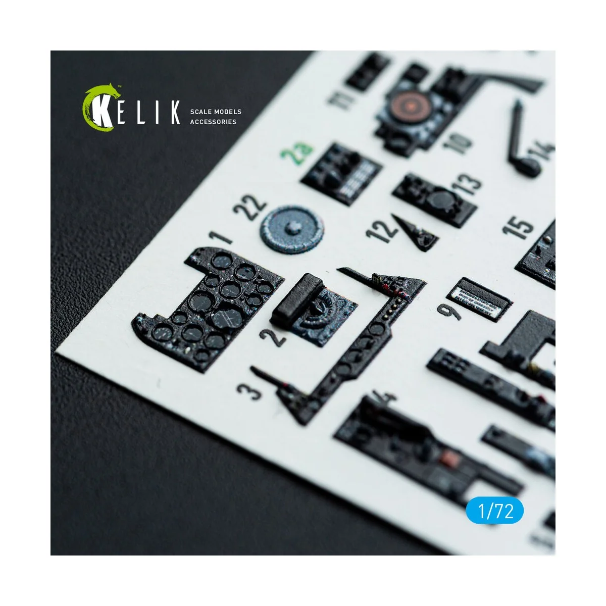 Gannet AS1/AS4 - interior 3D decals for Revell kit, 1/72 - Kelik K7...