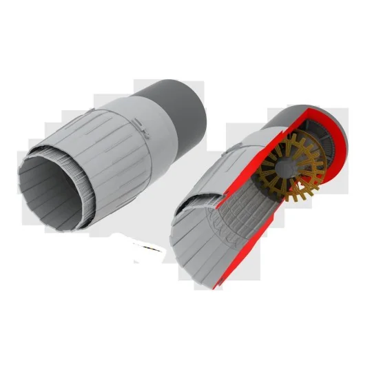 MiG-29 exhaust nozzles for Academy/EDU - Eduard Accessories 648044