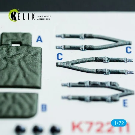 CH-54A Tarhe - interior 3D decals for Revell kit, 1/72 - Kelik K72211