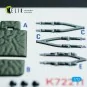CH-54A Tarhe - interior 3D decals for Revell kit, 1/72 - Kelik K72211