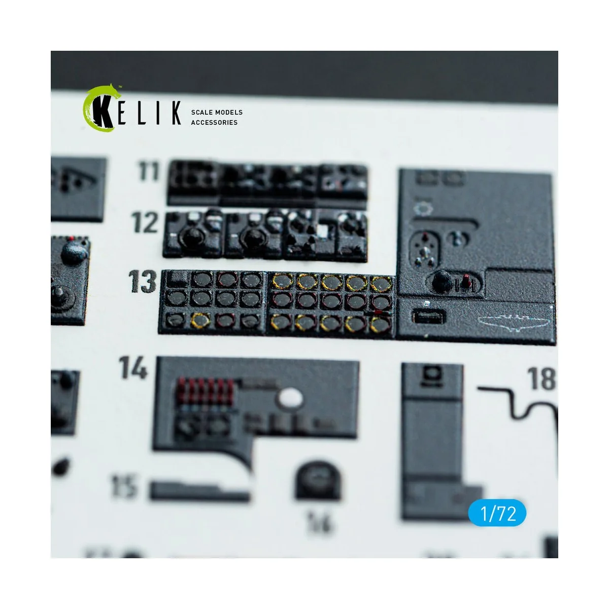 He-177A-5 - interior 3D decals for Revell kit, 1/72 - Kelik K72213
