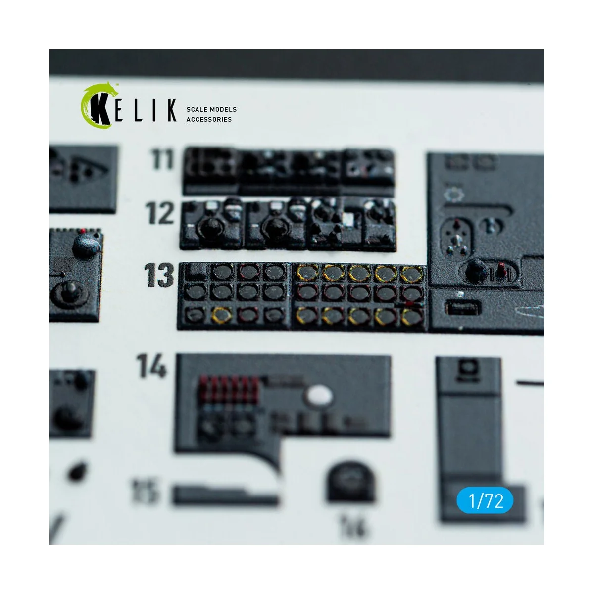 He-177A-5 - interior 3D decals for Revell kit, 1/72 - Kelik K72213