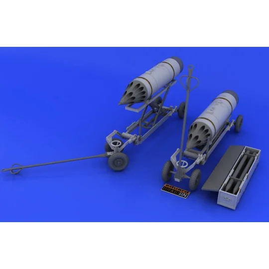 Rocket launcher B-8M1 and loading cart, 1/48 - Eduard Accessories 6...