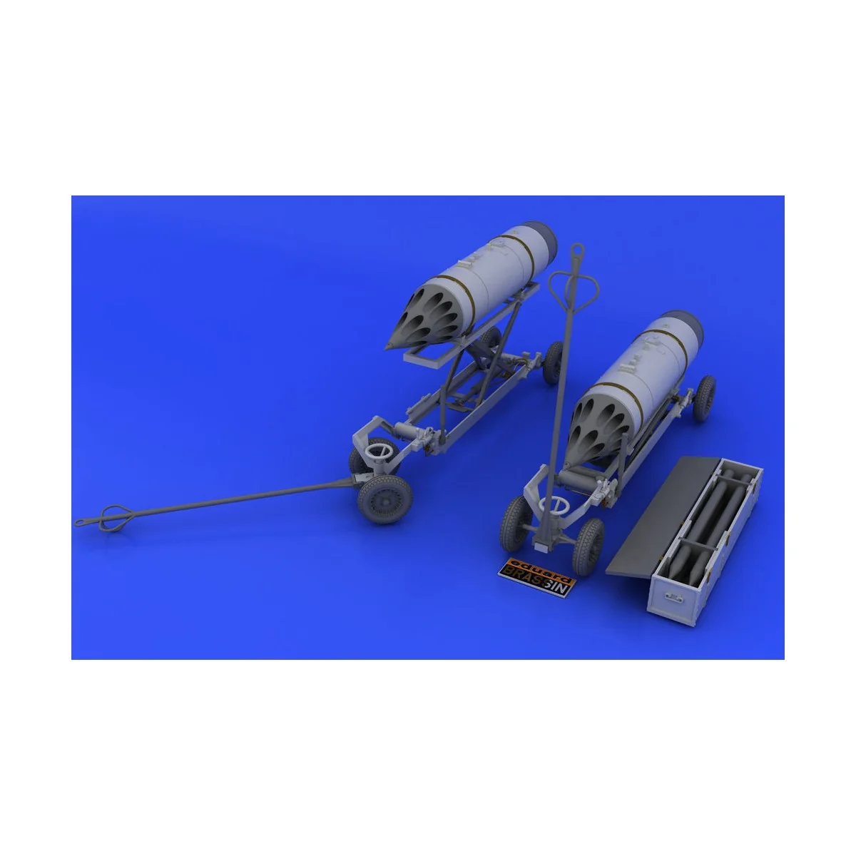 Rocket launcher B-8M1 and loading cart, 1/48 - Eduard Accessories 6...