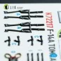 F-14A Tomcat - interior 3D decals for HobbyBoss kit, 1/72 - Kelik K...