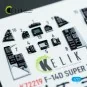 F-14D Super Tomcat - interior 3D decals for HobbyBoss kit, 1/72 - K...