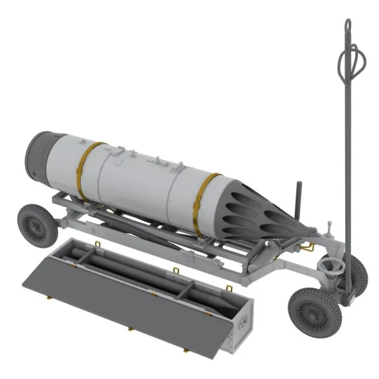 Rocket launcher B-8M1 and loading cart - Eduard Accessories 648046