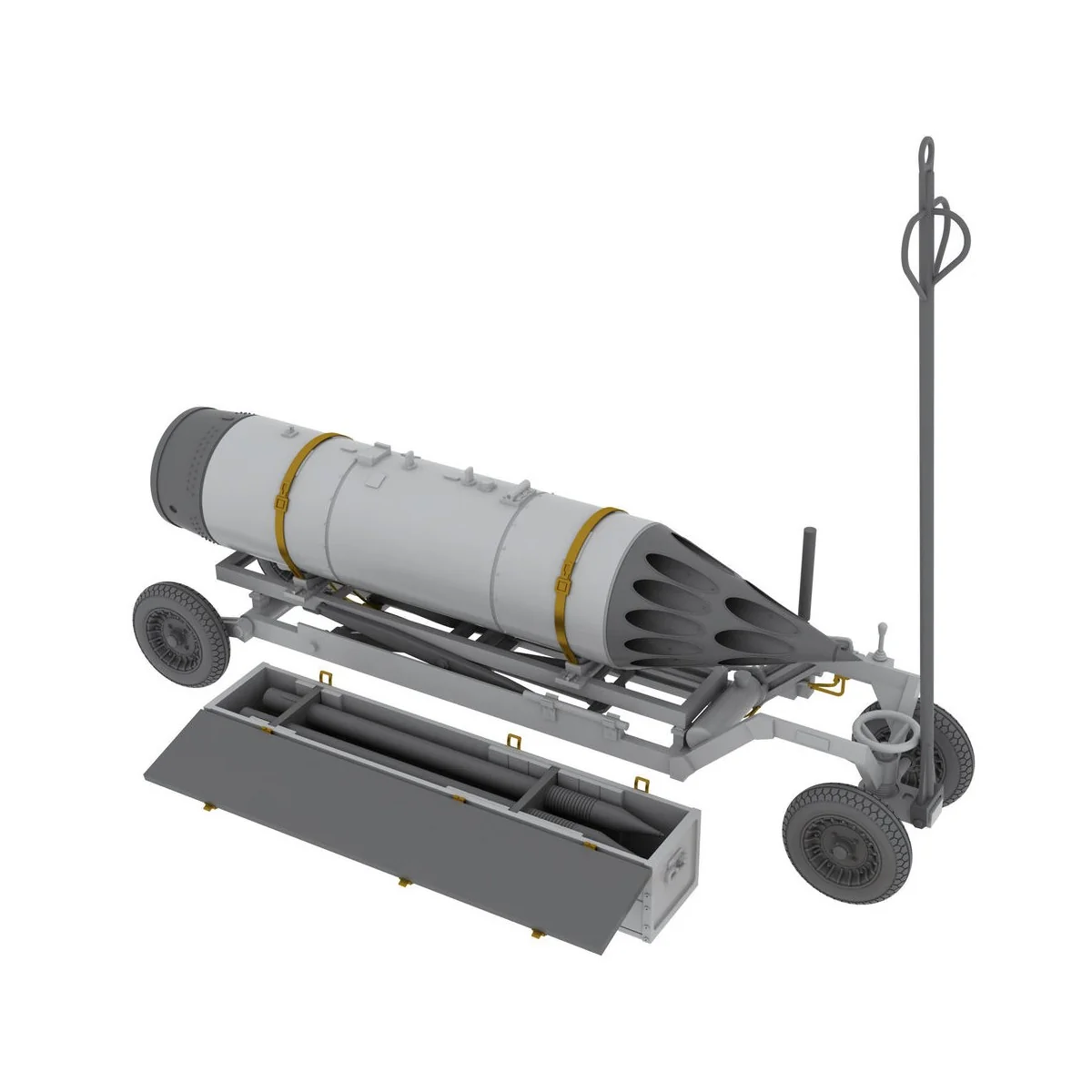 Rocket launcher B-8M1 and loading cart - Eduard Accessories 648046