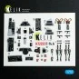 F-14A Tomcat - interior 3D decals for Academy kit, 1/72 - Kelik K72222