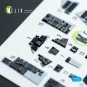 F-14A Tomcat - interior 3D decals for Academy kit, 1/72 - Kelik K72222