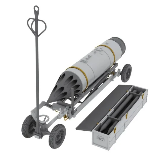 Rocket launcher B-8M1 and loading cart - Eduard Accessories 648046
