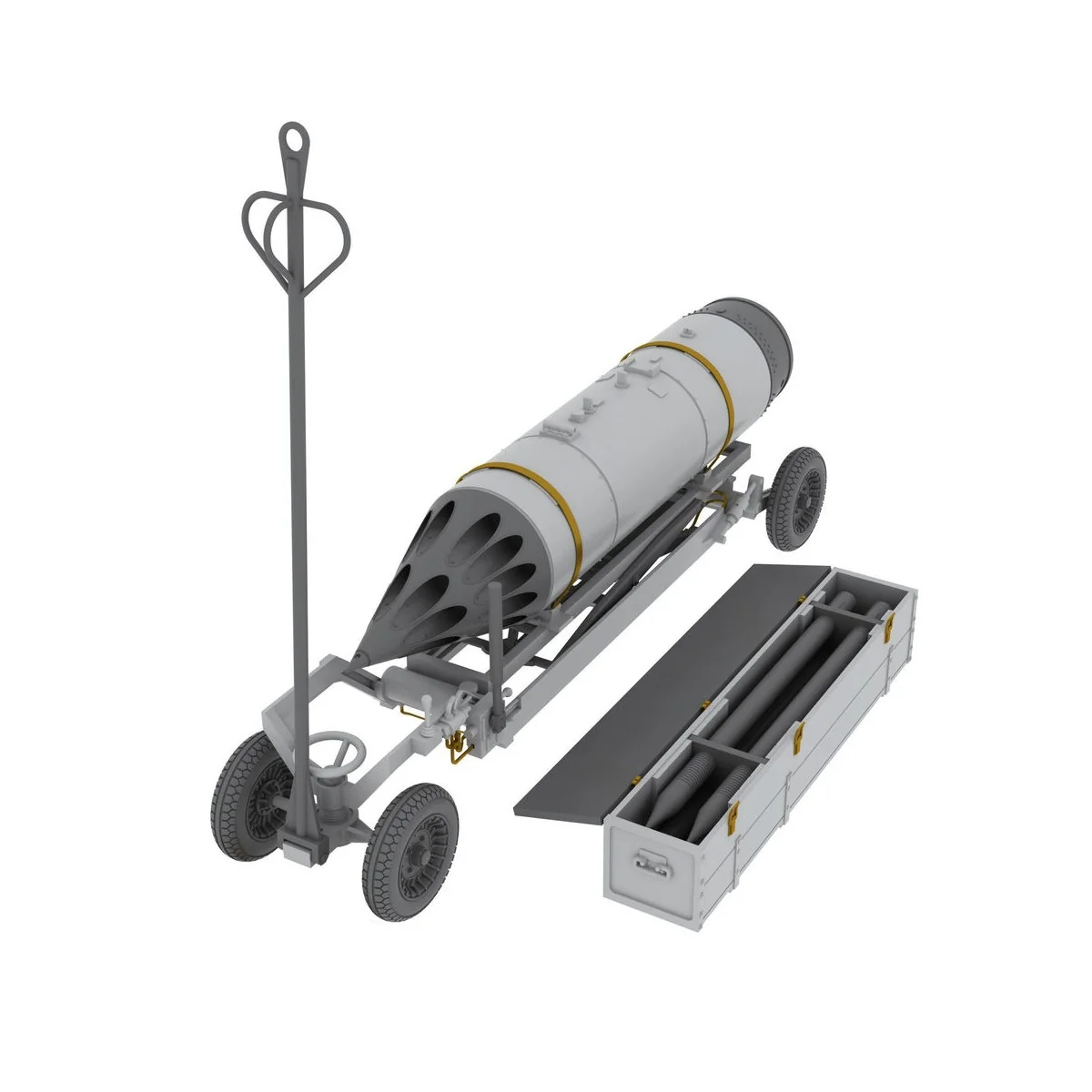 Rocket launcher B-8M1 and loading cart, 1/48 - Eduard Accessories 6...