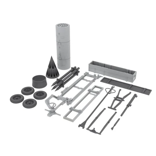 Rocket launcher B-8M1 and loading cart, 1/48 - Eduard Accessories 6...