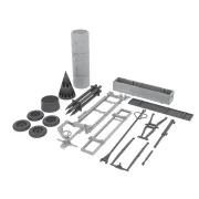 Rocket launcher B-8M1 and loading cart - Eduard Accessories 648046