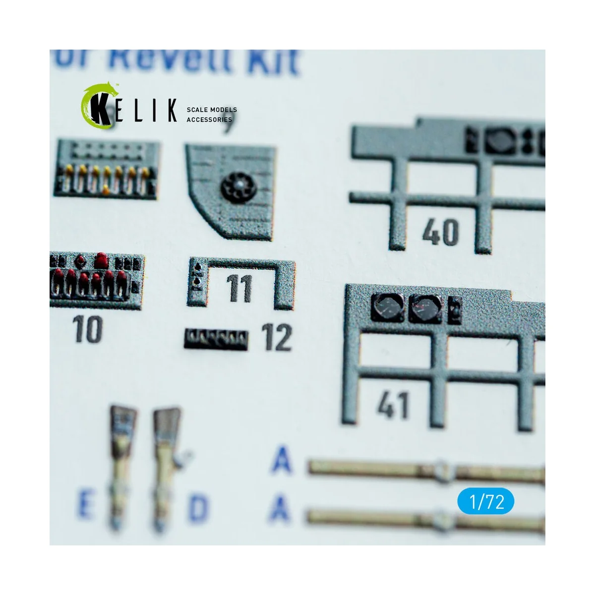 BV-222 - interior 3D decals for Revell kit, 1/72 - Kelik K72180