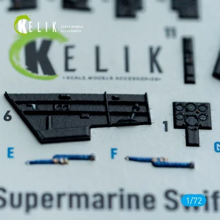 Supermarine Swift FR.5 - interior 3D decals for AirFix kit, 1/72 - ...