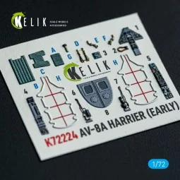 AV-8A Harrier (early) - interior 3D decals for Italeri kit, 1/72 - ... 2