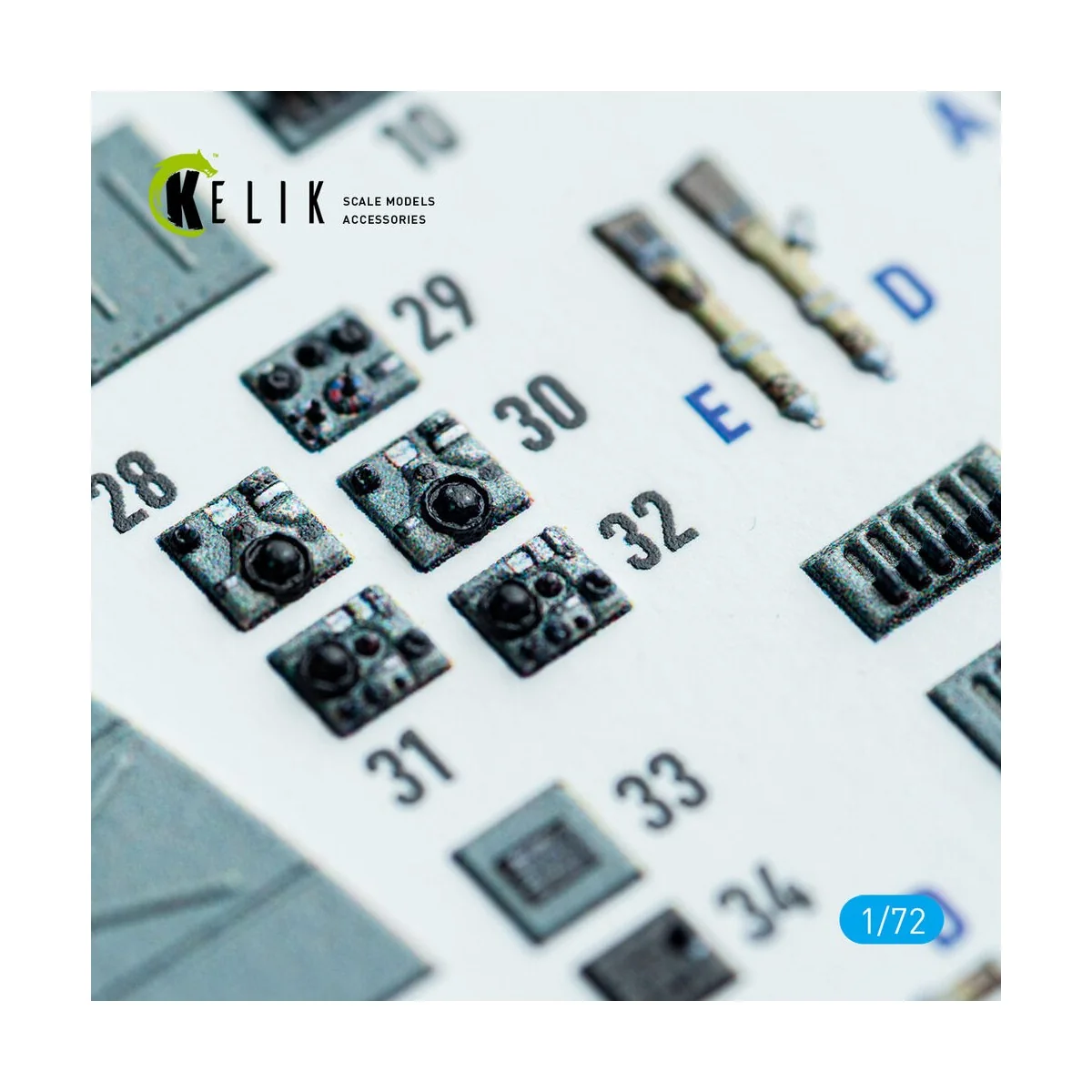 BV-222 - interior 3D decals for Revell kit, 1/72 - Kelik K72180