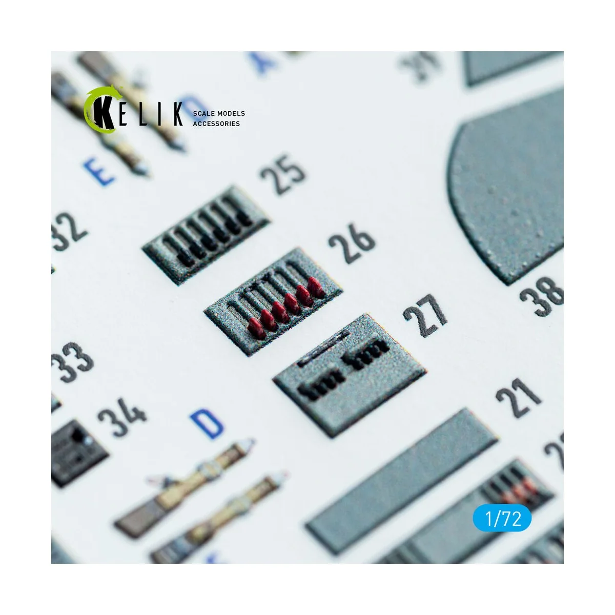 BV-222 - interior 3D decals for Revell kit, 1/72 - Kelik K72180