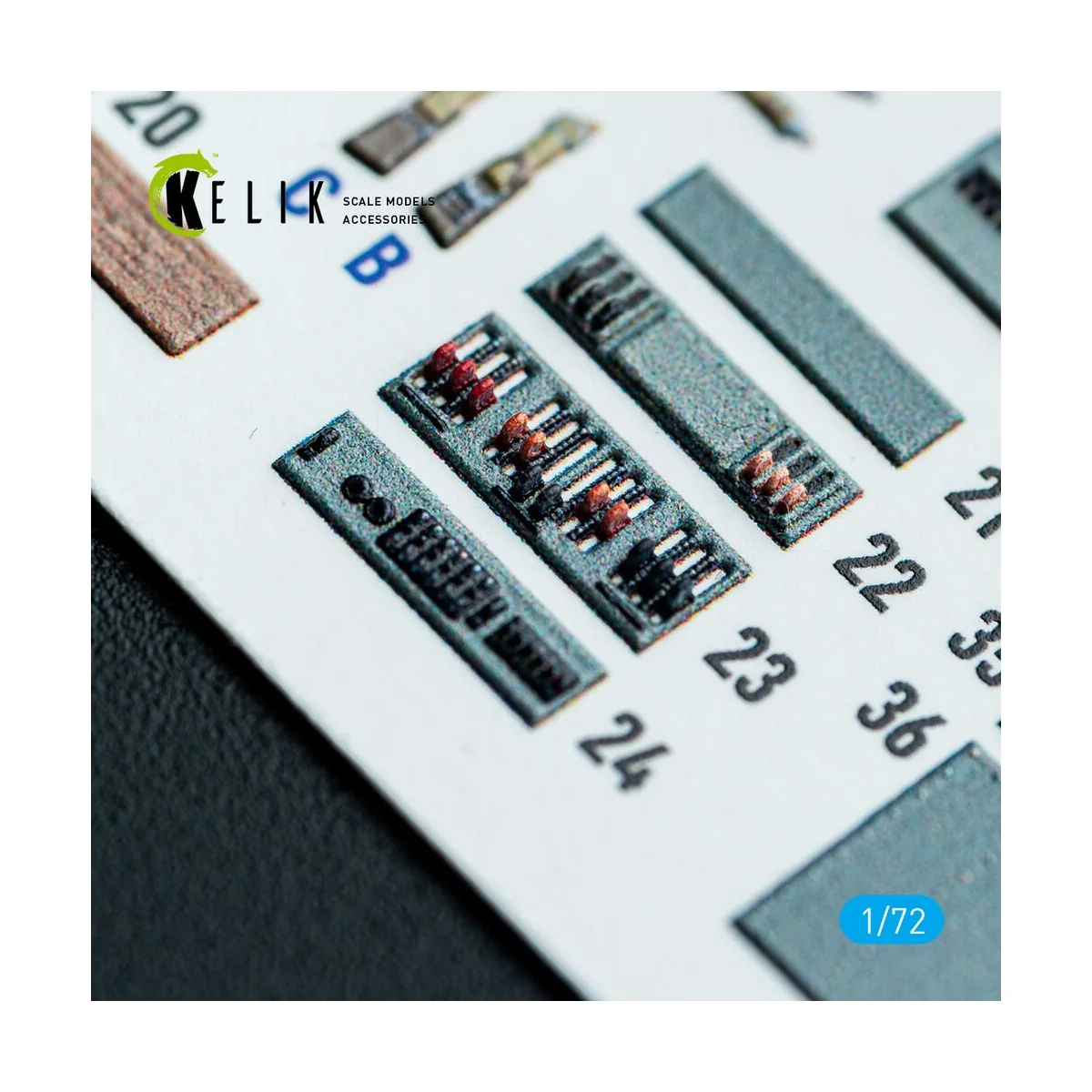 BV-222 - interior 3D decals for Revell kit, 1/72 - Kelik K72180