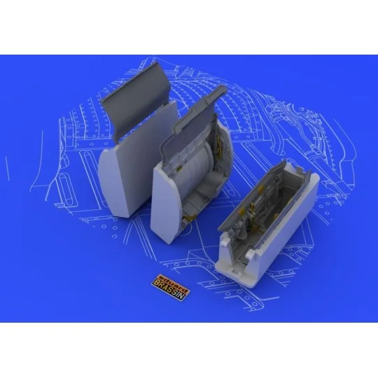 MiG-21 wheel wells for Eduard - Eduard Accessories 648049