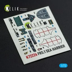 FRS.1 SEA Harrier - interior 3D decals for Italeri kit, 1/72 - Keli... 2
