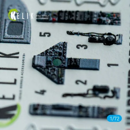 Harrier Gr1/Gr3 (Early) - interior 3D decals for Italeri kit, 1/72 ...
