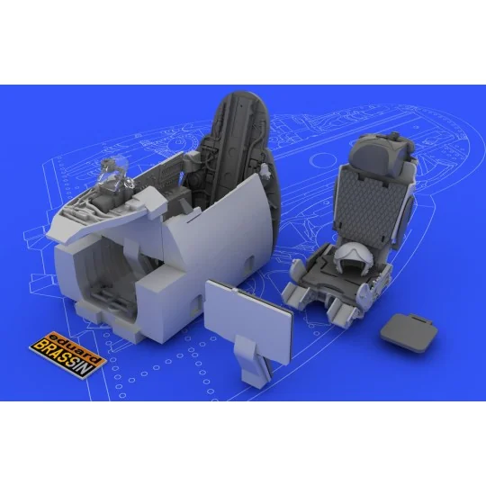 MiG-21 BIS interior for Eduard, 1/48 - Eduard Accessories 648050