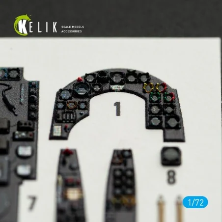 Ar-240 - interior 3D decals for Revell kit, 1/72 - Kelik K72230