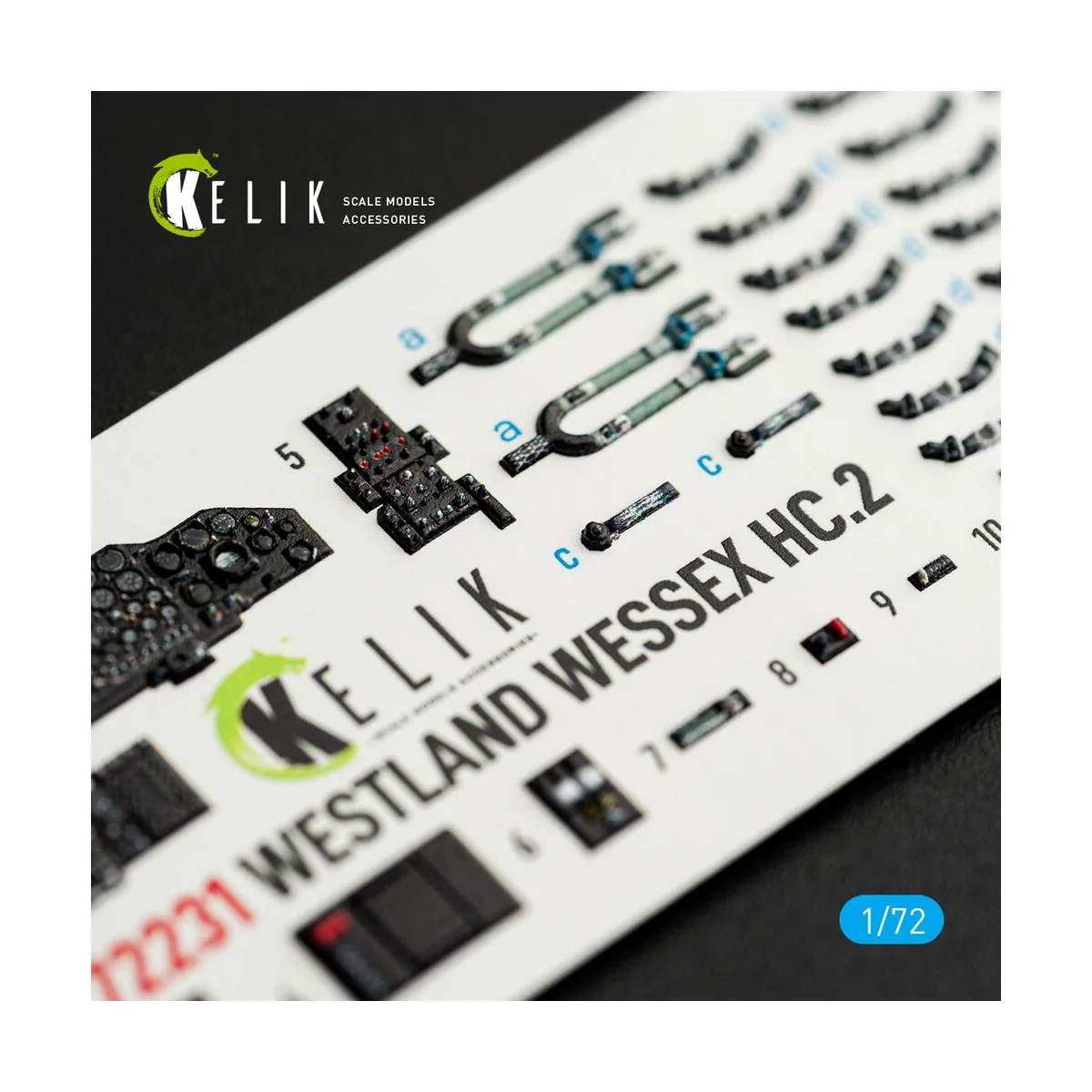WESTLAND WESSEX HC.2 - interior 3D decals for AirFix kit, 1/72 - Ke...