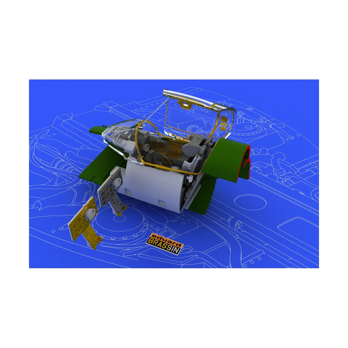 MiG-21 BIS interior for Eduard - Eduard Accessories 648050