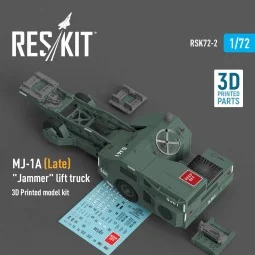 MJ-1A (Late) Jammer lift truck (3D Printed model kit), 1/72 - ResKi...
