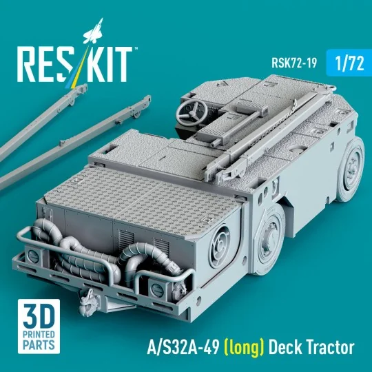 A/S32A-49 (long) Deck Tractor (3D Printed model kit), 1/72 - ResKit...