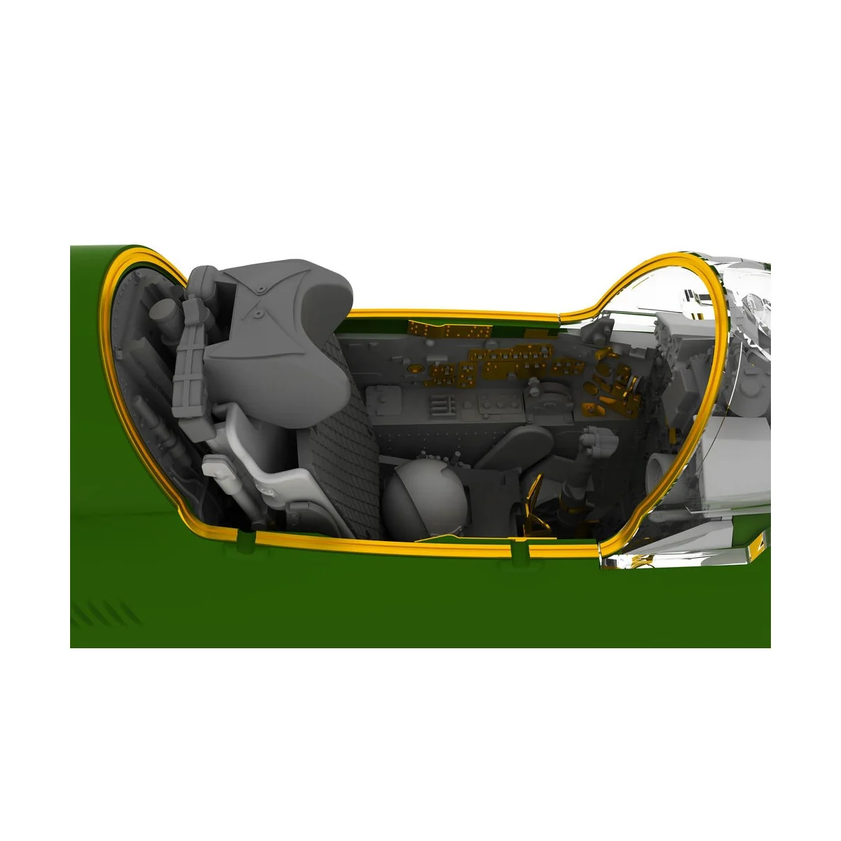 MiG-21 BIS interior for Eduard, 1/48 - Eduard Accessories 648050