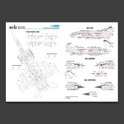 MiG-25 Foxbat Stencils Decals, 1/72 - ResKit Models RSB72-0003 2